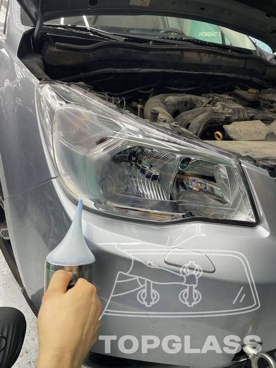 Полировка фар Subaru